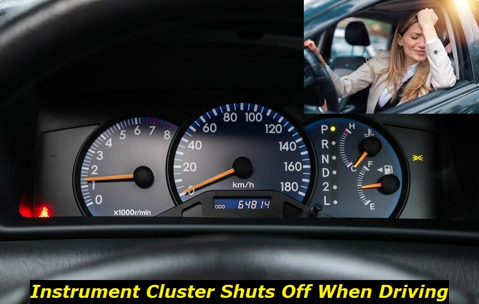 instrument cluster shuts off